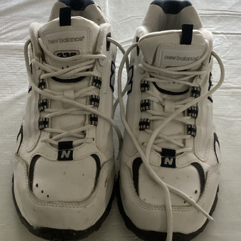 New Balance 336 Men’s White and Black CrossTrainers Size 9.5